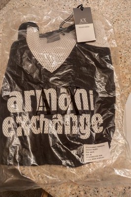 New a/x armani exchange men reversible shirt size M