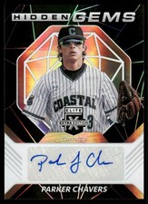 2021 Elite Extra Edition Hidden Gems Autographs Black #57 Parker Chavers Auto BB