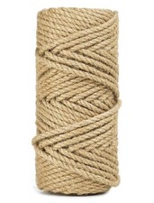 100 Feet 5Mm Jute Twine, Heavy Duty Jute Rope, Natural Hemp Rope for DIY Arts Cr