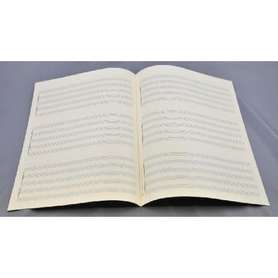 Music manuscript paper - Quintet 3x5 staves Stave-height: 7 mm Stave-length: 221