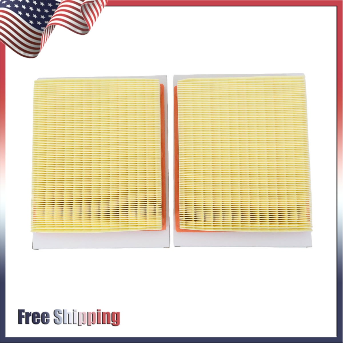 PF57594PA 2pcs Air Filter For 1998-2002 Rolls Royce Silver Seraph Models