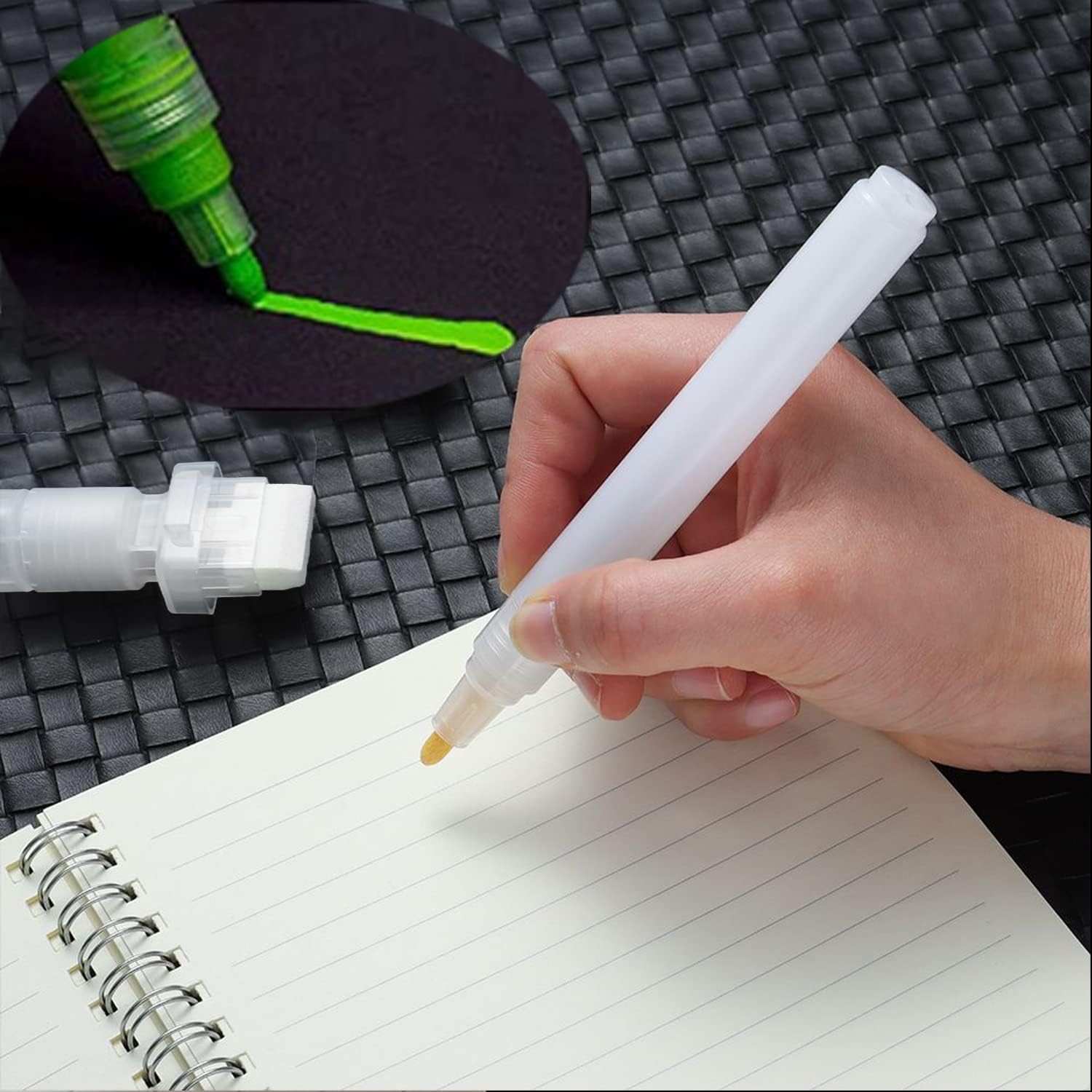 5 Pack Refillable Paint Pens - Empty Acrylic 1 Count (Pack of 5), Clear 