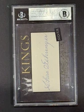 Charlie (Chas.) Gehringer 2018 HA Kings Historic Autographs Cut Auto 11/13 HOF