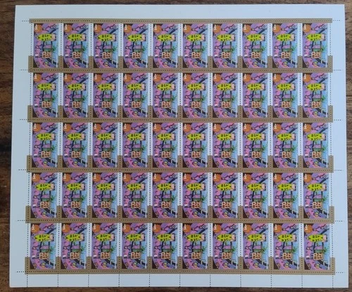 Mexico stamp 2000 Sc 2187 Vision MNH bended sheet as seen combine shipping