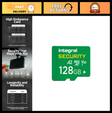 128GB High Endurance microSD Card for CCTV, Dash Cam  Security Cameras - 4K Vid