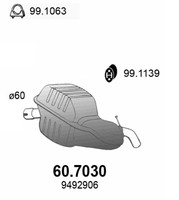 Asso EndschalldäMpfer FüR Volvo V70 II S60 I