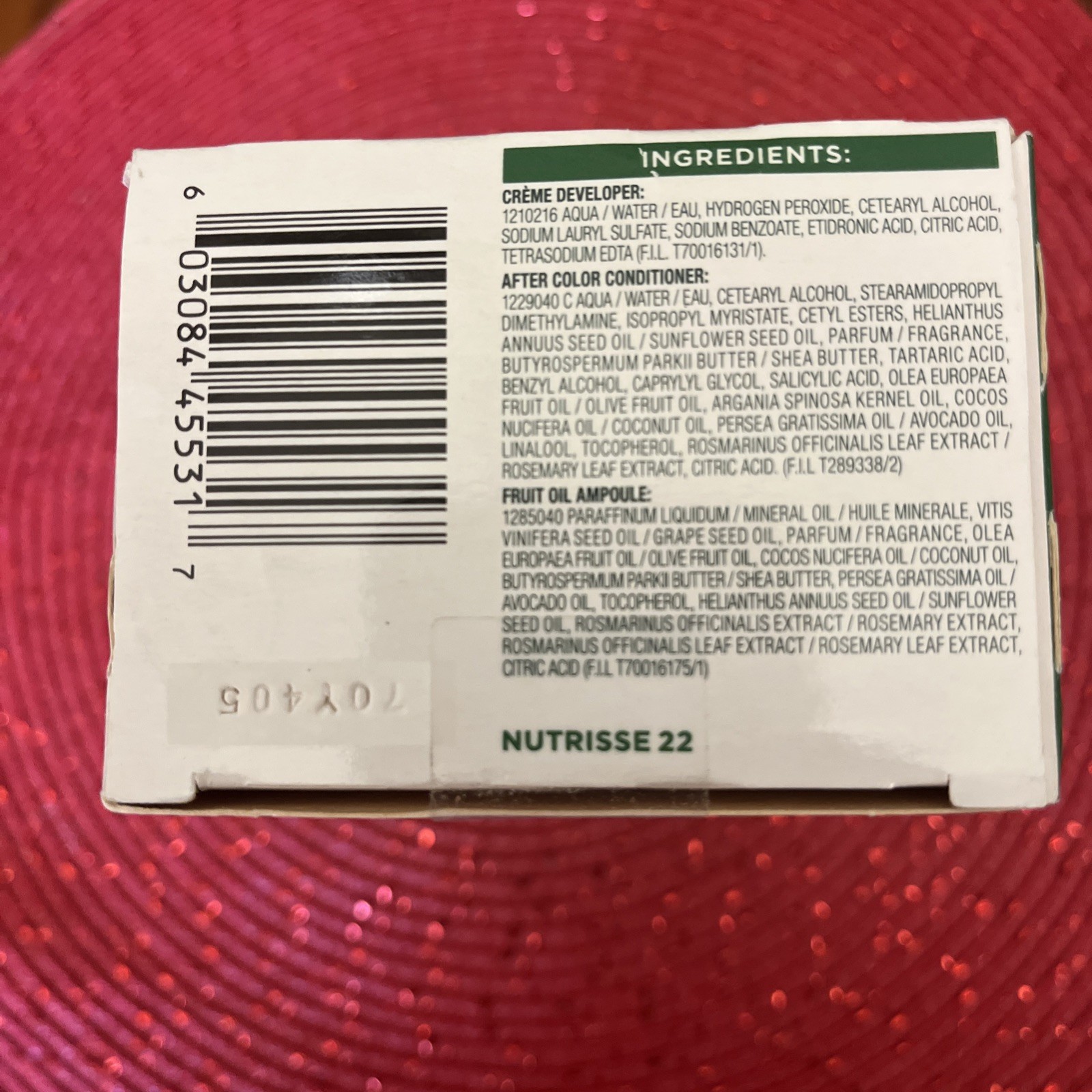 Garnier Hair Color Nutrisse Nourishing Creme, 22 Mulberry-Intense Blue Black