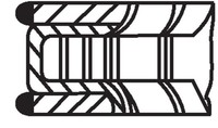 1X Mahle 011 Rs 10109 0N0 Kolbenringsatz FüR Opel Vauxhall