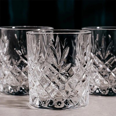 Belleek Renmore Whiskey Glass Set of 4, High-Quality, Heavy Galway Crystal