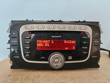 FORD SONY MP3 CAR RADIO STEREO CD PLAYER FOCUS MK2 2008 2009 2010 OVAL HEAD UNIT