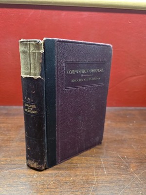 Composition-Rhetoric by Brooks & Hubbard Antique 1905 Book