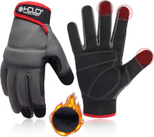 HANDLANDY Work Gloves for Men  Women, Utility Mechanic Working Gloves Touch Scr