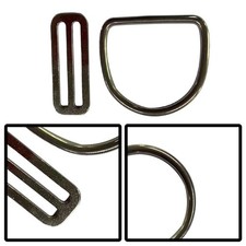 Scuba Diving 2" 50mm Weight Belt Keeper Retainer Stopper, D Ring Accessories