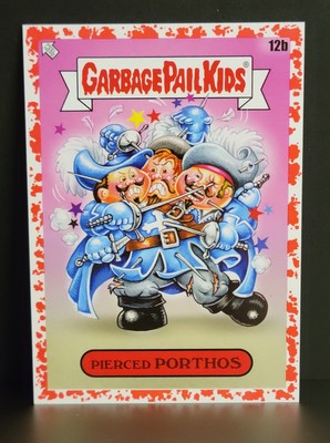 Garbage Pail Kids Book Worms 12b Pierced Porthos 8/75