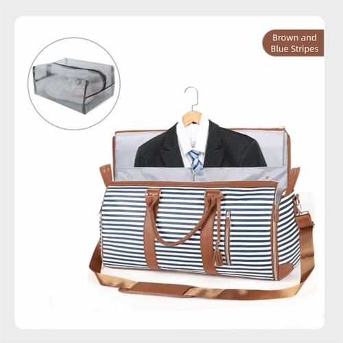 Expandable Duffle Bag Foldable Folding Suit Bag Weekend Tote Bags Gym Fitness - Picture 6 of 12