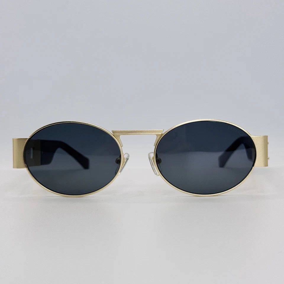 VERSACE VE2264 Matte Gold Grey Unisex 56 mm Sunglasses- Brand New - image 2 of 4