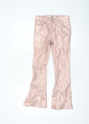 OshKosh B'gosh Mädchen rosa glänzende Chinohose Größe 10 Jahre