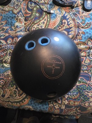 Hammer Black Widow Black Drilled Ten-Pin Bowling Ball - 1 Ball for Bowling