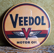 Veedol Motor Oil steel Drink Coaster made in the "USA" ...