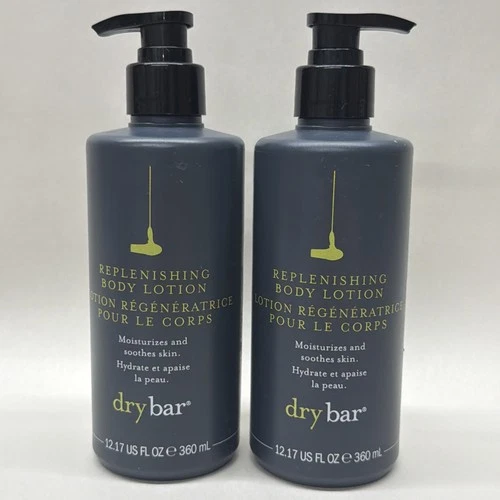 2 Pack Drybar Replenishing Body Lotion 12.17 Oz Bottles Aloft Hotel NEW