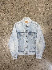 Vintage Light Wash Levi s Strauss CO. Denim Jacket Size Large