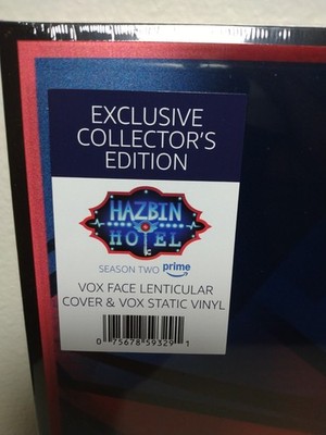 Hazbin Hotel Season Two Soundtrack OST Vox Face Lenticular IN HAND
