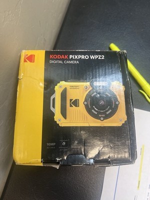 Kodak  PIXPRO WPZ2 16MP Compact Digital Camera  Yellow W/Box From Japan 