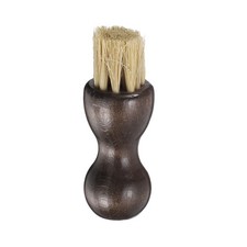 Shoe Cleaning Brush 3"x1" Beech Wood Pig Bristle Boot Polish Brushes Gray Brown