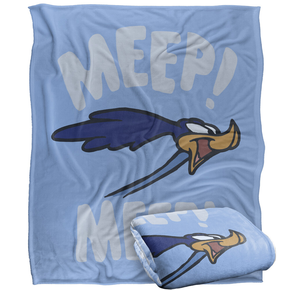 LOONEY TUNES Plaid Morbido Touch Setoso - 152x127 Cm, Microfibra, Stampato In UK, Personaggi Dei Cartoni - 3