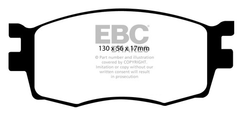 NEW EBC 256mm FRONT BRAKE DISCS AND PADS KIT BRAKING KIT OE QUALITY - PDKF917 - Picture 2 of 6