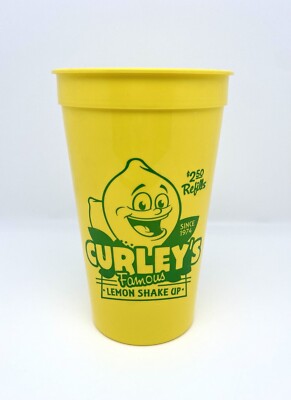 【廃盤品】　if you have Pound Cup & TiMNEY Curley's Lemon Shake Up Plastic Cup from Wildwood New Jersey