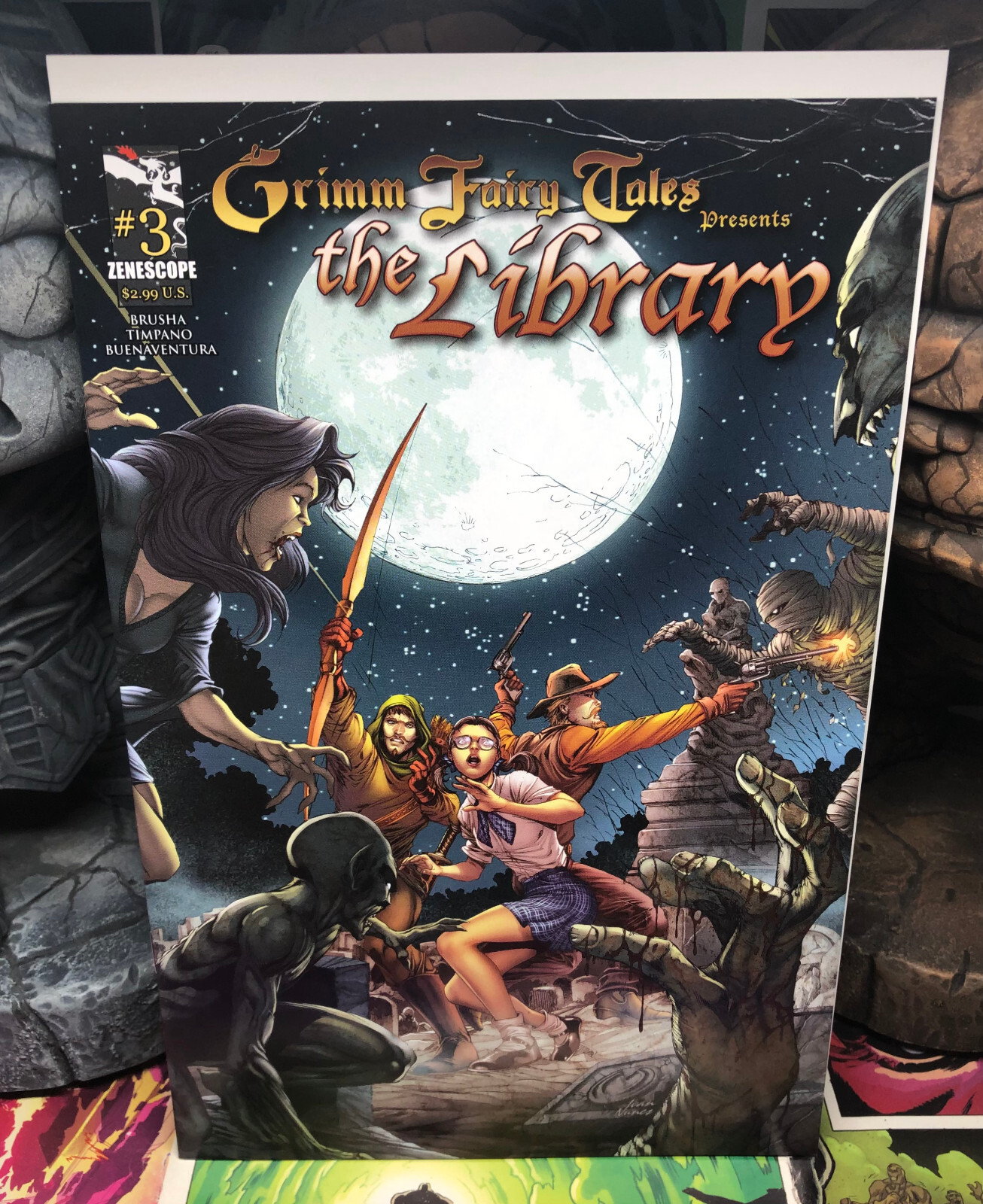 Grimm Fairy Tales The Library Issue 3 Zenescope Fantasy Comic