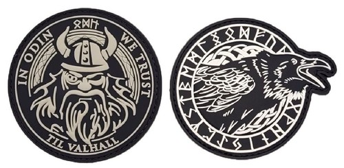 2 PCS AliPlus Viking Patches in Odin We Trust Valhalla Patch Luminous Laser Cut 2 PCS AliPlus Viking Patches in Odin We Trust Valhalla Patch Luminous Laser Cut