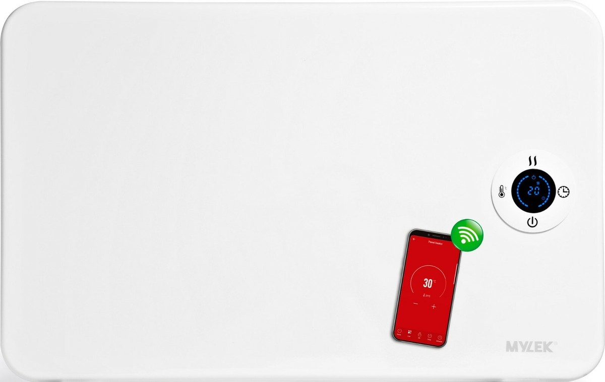 Mylek Panel Heater Wifi App Smart Wall Mounted Radiator Electric Timer  Convector | eBay
