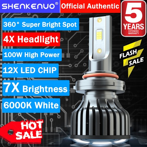 For Subaru Forester 2009-2018 LED Headlights High/Low Beam Bulbs Combo White F8 - 第 1/10 張圖片