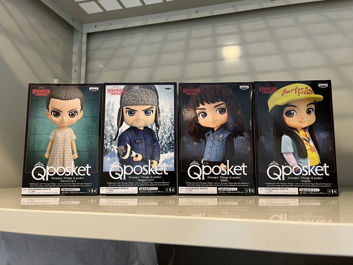 Q Posket Stranger Things Figure Set of 4 NETFLIX Banpresto New in