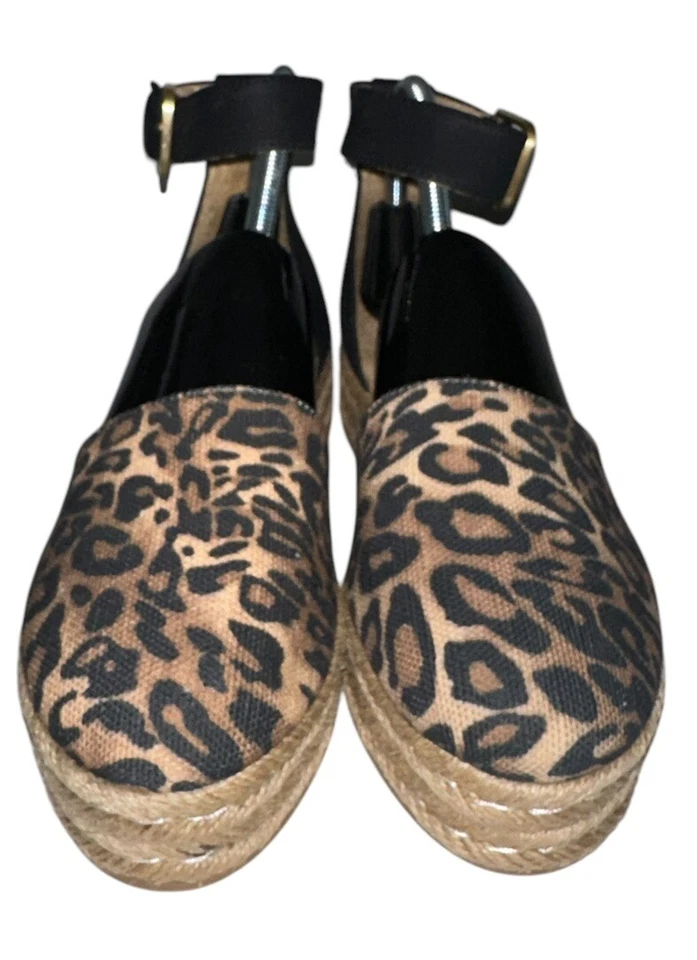 Naturalizer Waverly Alpargata Zapato Sandalias Plataforma Guepardo Mujer Talla 7 Foto 2 de 4