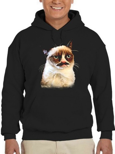 Grumpy Cat With A Moustache Men's 