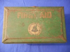 Vintage 1940's AT&T Bell System First Aid Kit with Some Original Contents