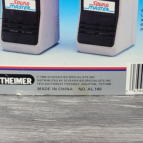 VTG 1990 Sound Master Walkie Talkies Chicken Of The Sea Logo Promo Advertising - Afbeelding 20 van 24