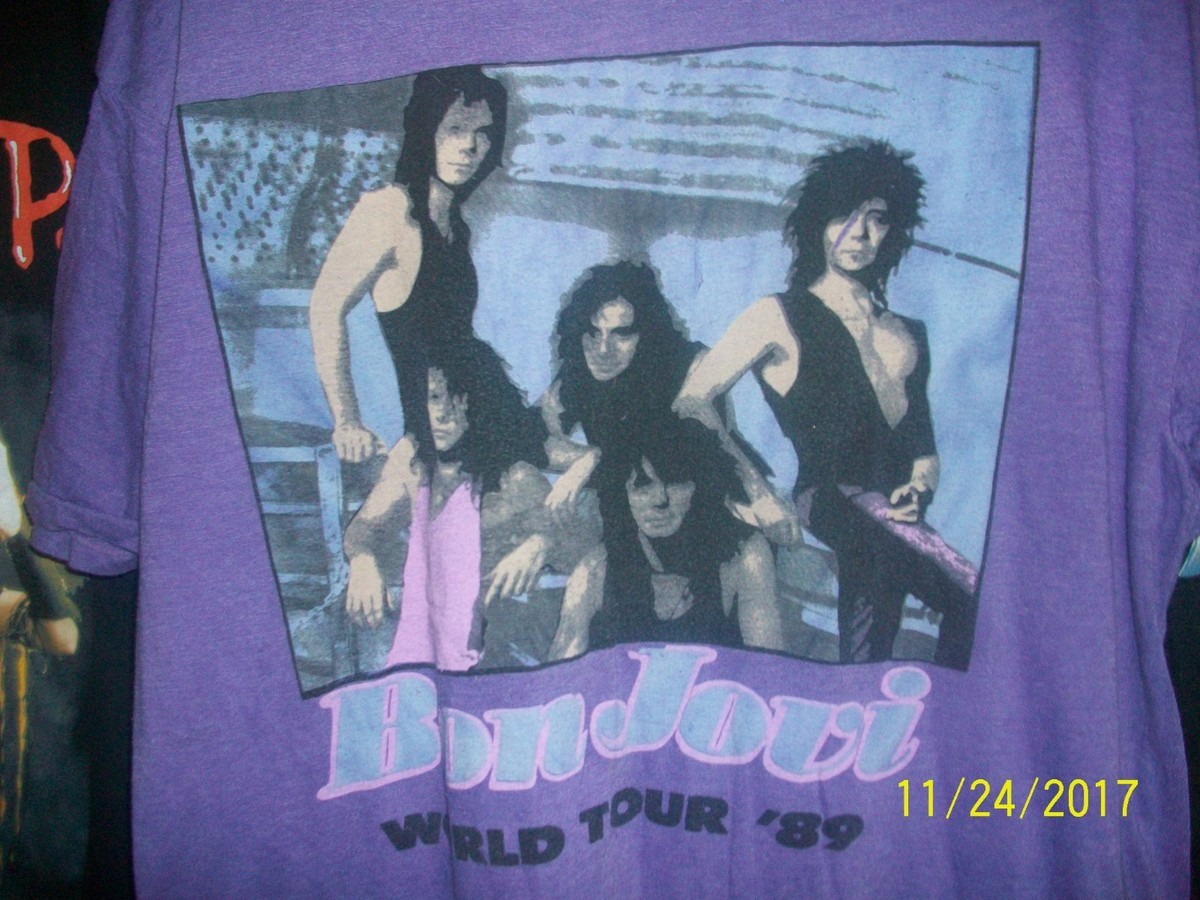 Bon Jovi Jersey Syndicate Tour Tシャツ 1989 BON JOVI -