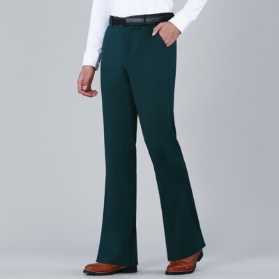 【70s】EURO Vintage Fade Flare Slacks Opti Men's Flare Pants,stylish Trousers ,men Bell Bottom Fit
