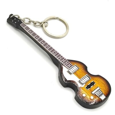 Hofner Bass The Beatles Portachiavi basso Bass guitar keychain Bajo Llavero