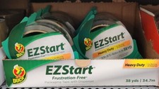 Duck EZ Start Heavy Duty Packaging Tape Roll With Dispenser 38yds