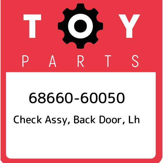 68660-60050 Toyota Check ASSY Back Door LH 6866060050 Genuine OEM