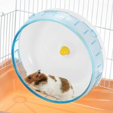 Hamster Mouse Rat Guinea Pig Exercise Silent Running Spinner Wheel Pet SportsToy