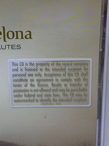 Barcelona - Absolutes - Rare Radio Promotional CD - 2008 Motown Records - Picture 5 of 5
