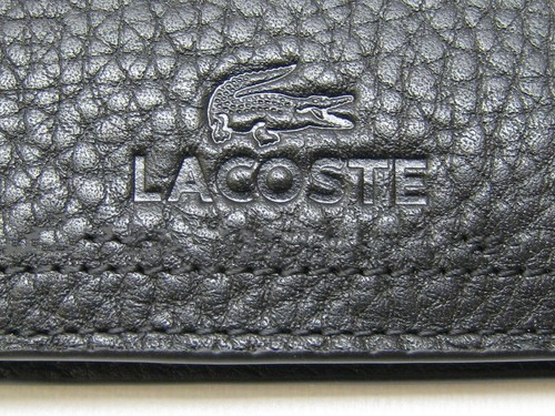 CARTERA LACOSTE Cuero 9CC Vintage M57 Elegancia Slg 10 Marrón NUEVA - Imagen 8 de 9