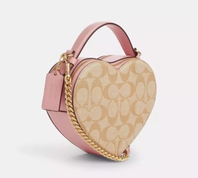 Coach CU373 Coach X Observed By Us Heart Crossbody Signature