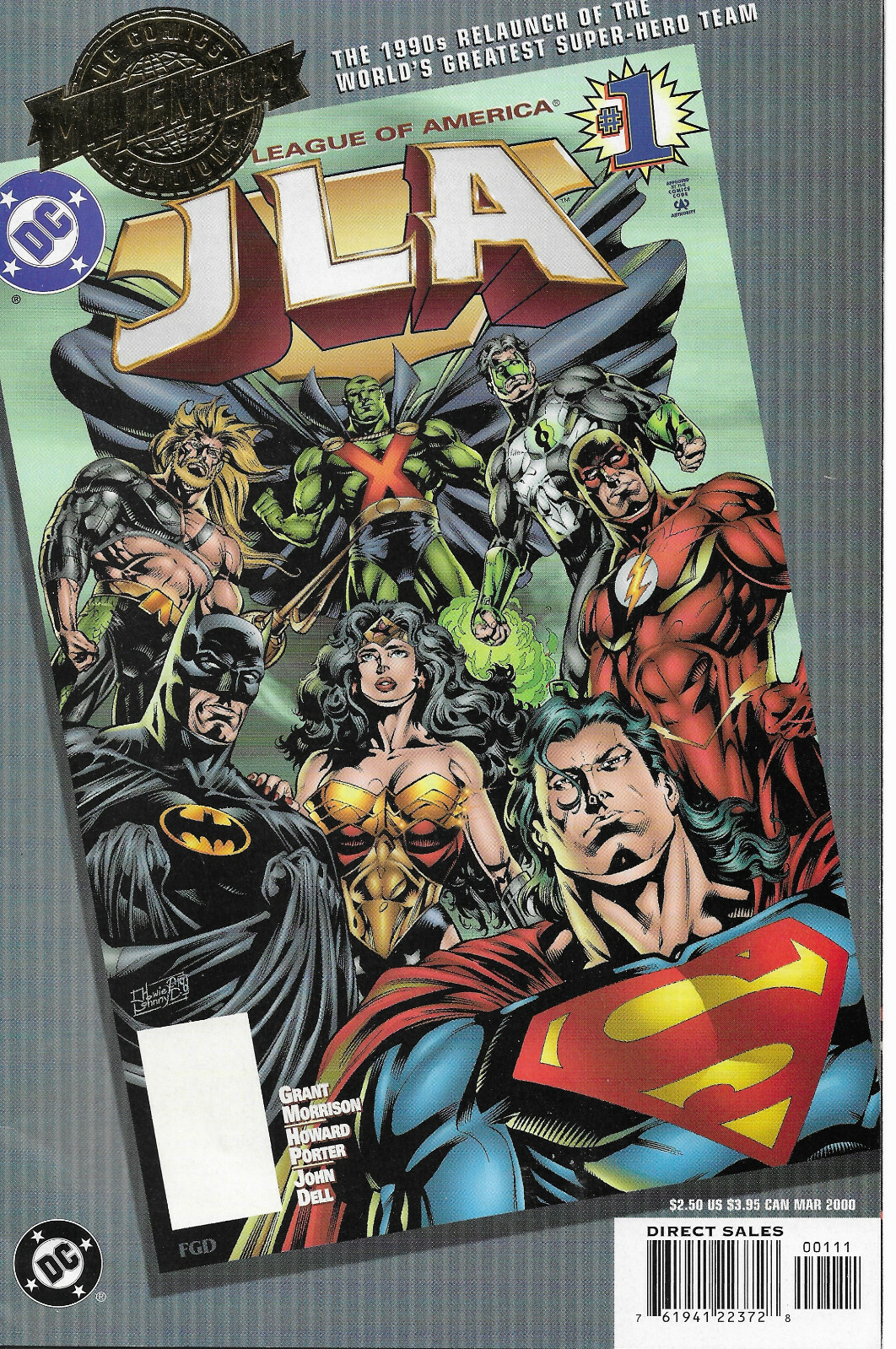 DC Comics JLA Justice League of America #1 Millenium Edition Grant Morrison 